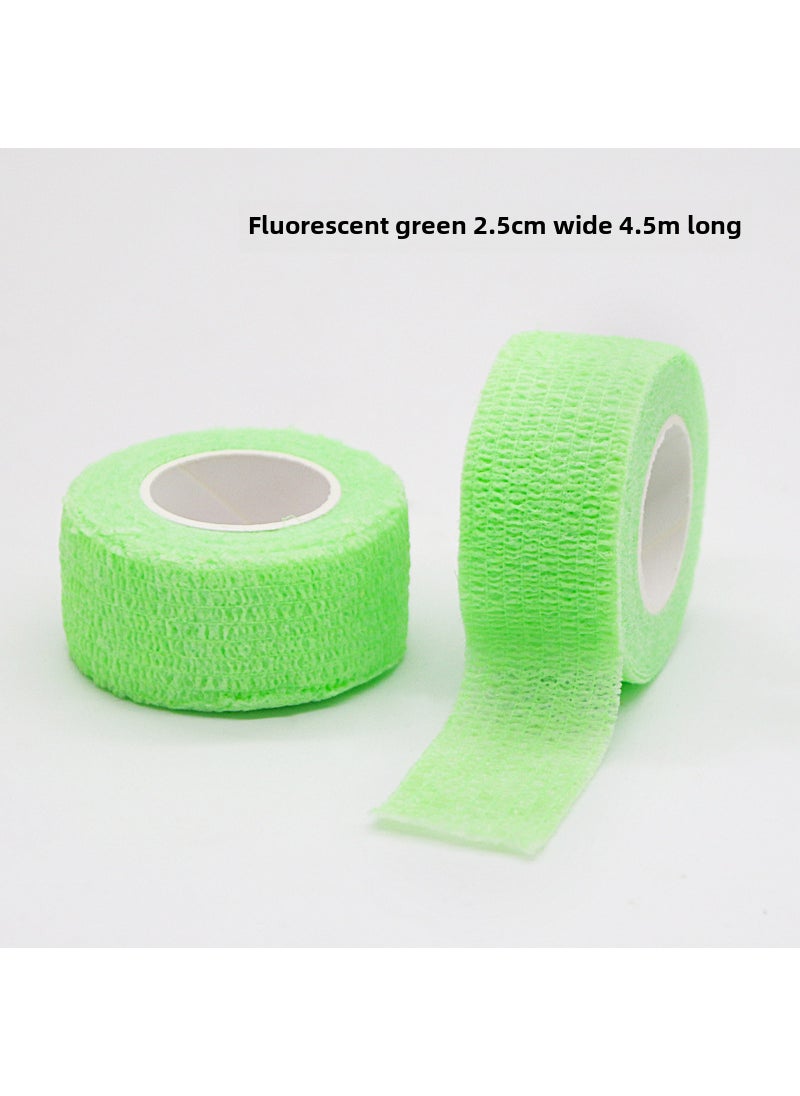 Elastic Sports Protection Finger Bandages Fluorescent green [about 4.5m]]