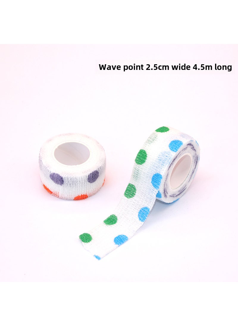 Elastic Sports Protection Finger Bandages Wave point [about 4.5m]]