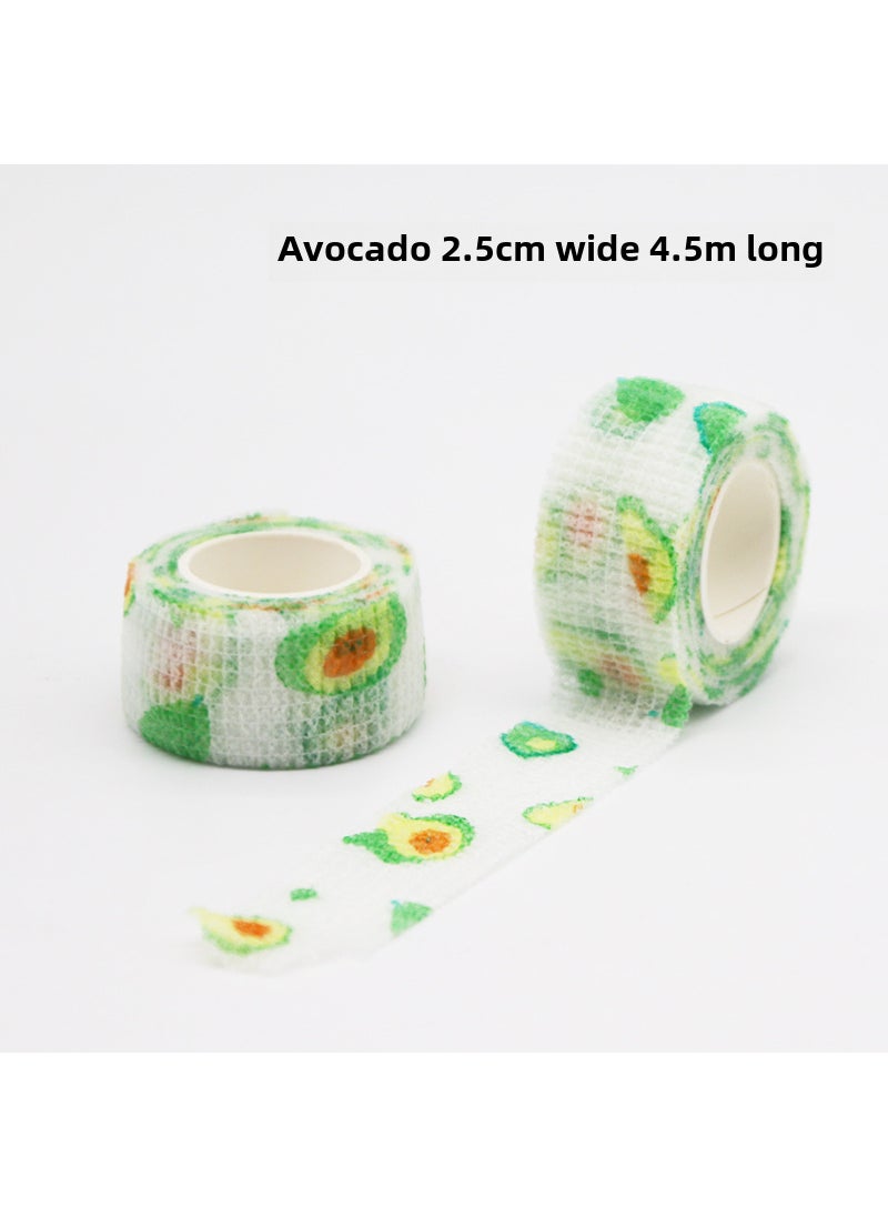 Elastic Sports Protection Finger Bandages Avocado [about 4.5m]]