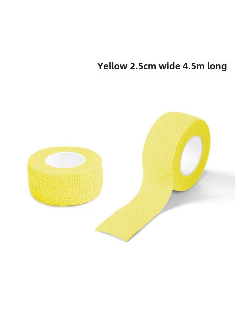 Elastic Sports Protection Finger Bandages Yellow [about 4.5m]]