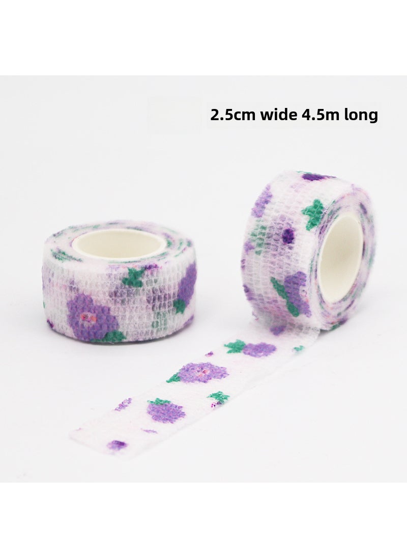 Elastic Sports Protection Finger Bandages Grape [about 4.5m]]