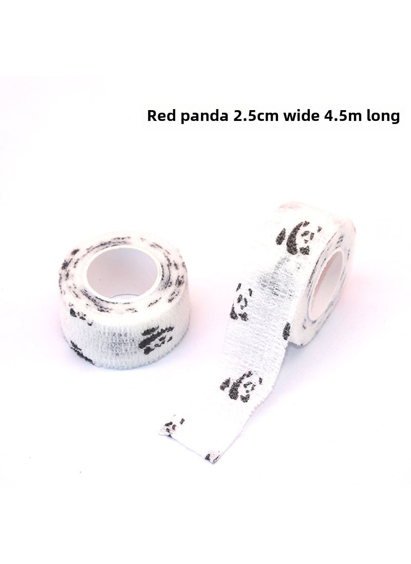 Elastic Sports Protection Finger Bandages Red panda [about 4.5m]]