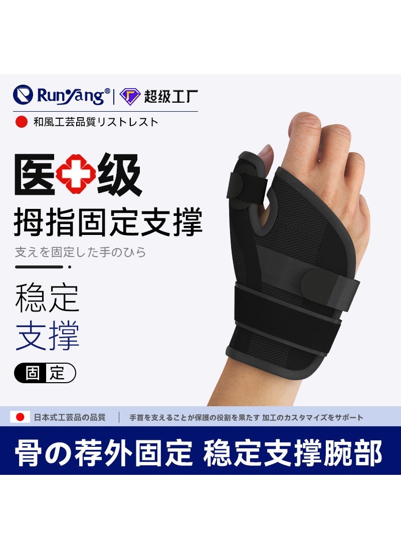 Thumb Support Brace for Sprained Wrist Black