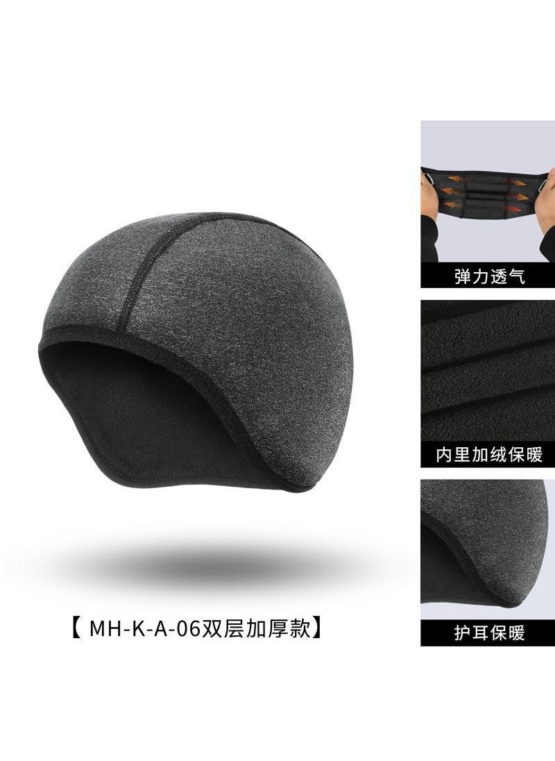 Winter Windproof Warm Cycling Cap Skiing Fleece Balaclava Waterproof MH-K-A-06 double-layer thickening