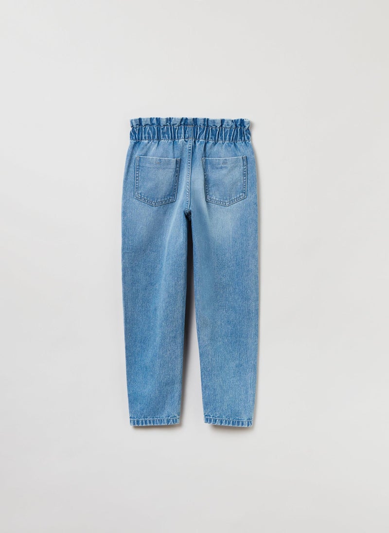 OVS Paper Bag Jeans With Pockets