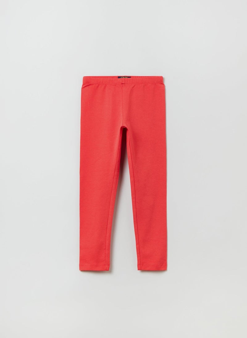 OVS Solid Colour Stretch Leggings