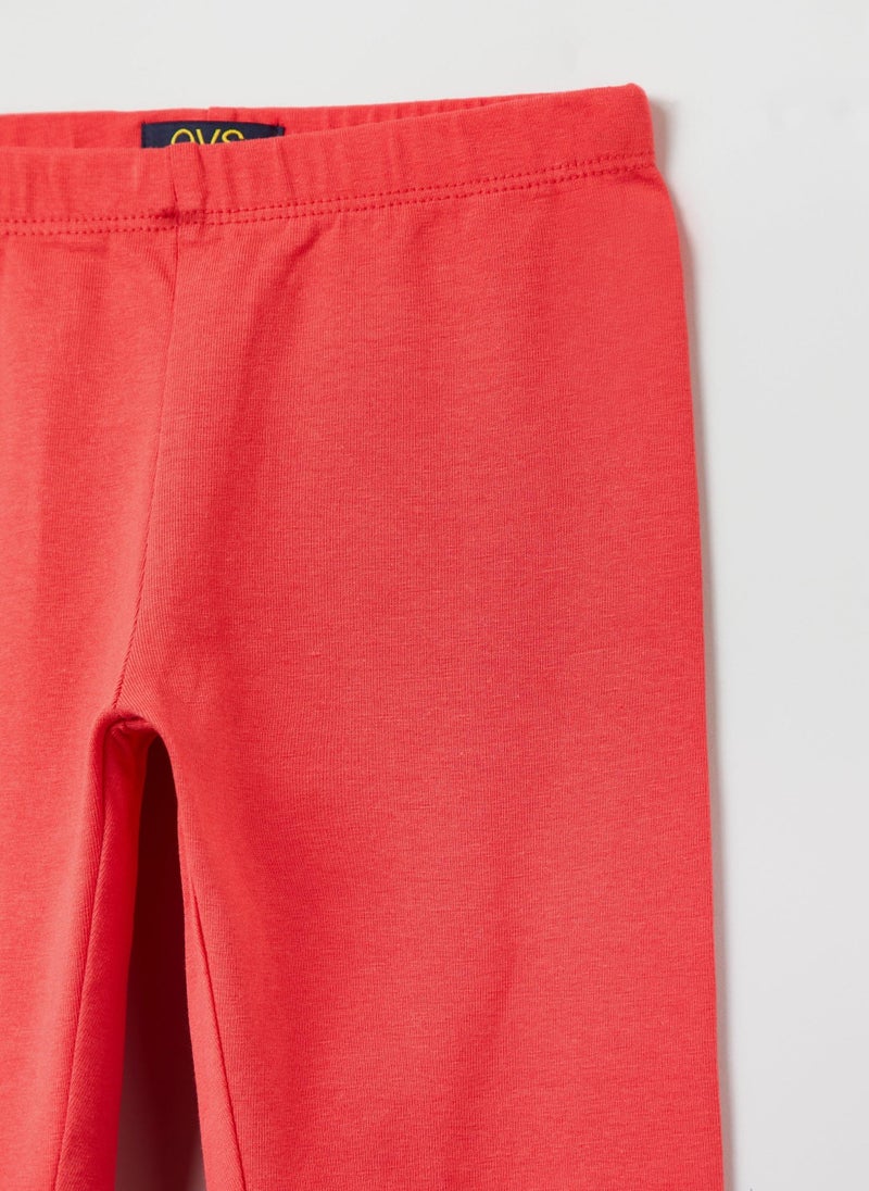 OVS Solid Colour Stretch Leggings