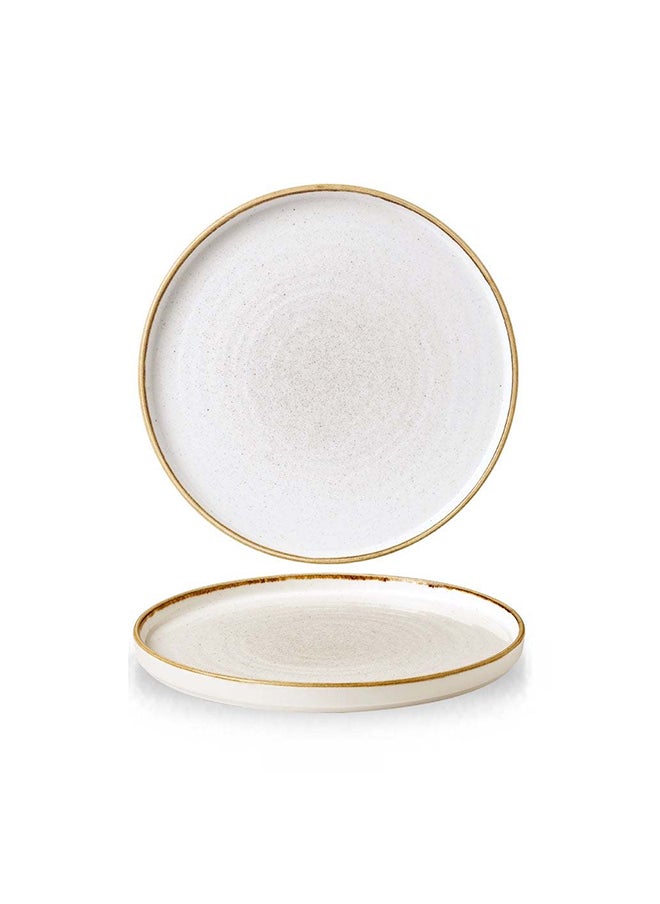 Stonecast Barley White  Walled Plate 10 2/8in