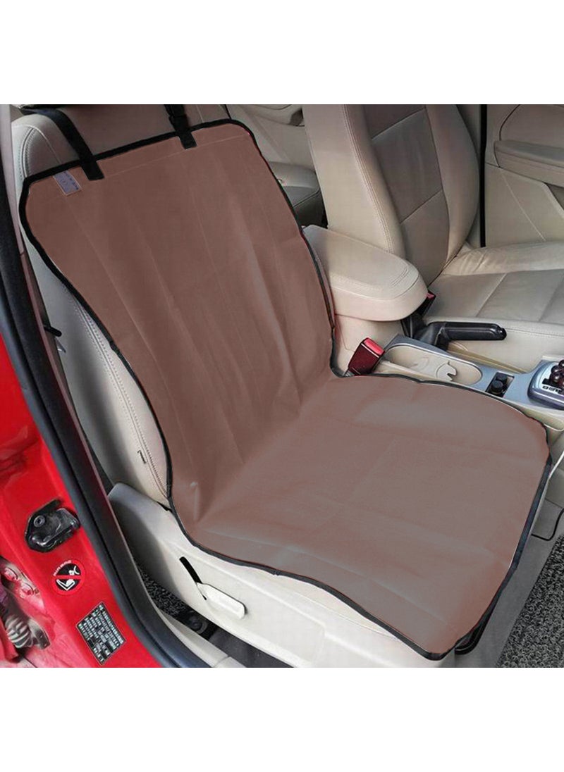 1 x 5 pcs Waterproof Dog Car Seat Cover Bone Print Brown