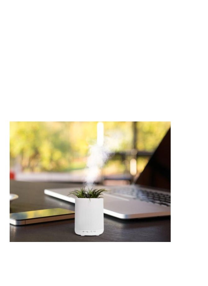 Small Potted Plant Incense Burner USB Night Light Humidifier