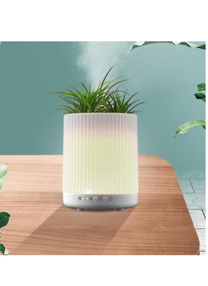 Small Potted Plant Incense Burner USB Night Light Humidifier