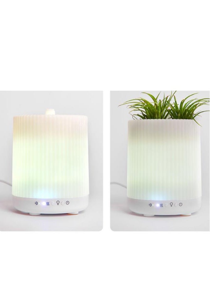 Small Potted Plant Incense Burner USB Night Light Humidifier