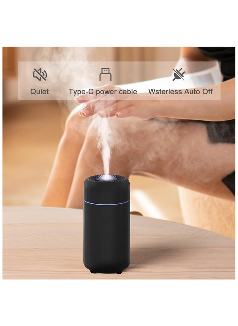 Minimalist Essential Oil Diffuser, 100ml USB Car Diffuser & Humidifier, Compact Aromatherapy Air Freshener for Home, Office, and Travel