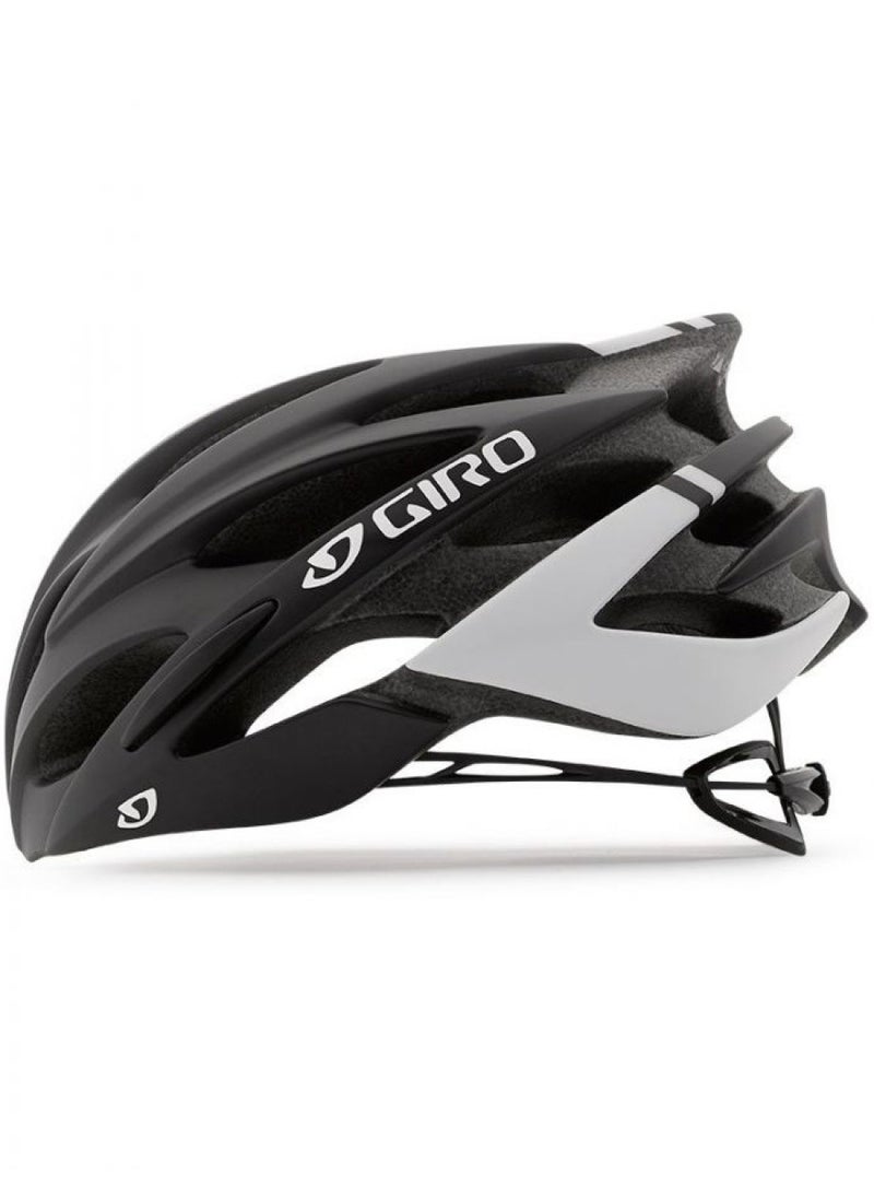 Savant Road Bike Helmet, Matte Black/White, Medium