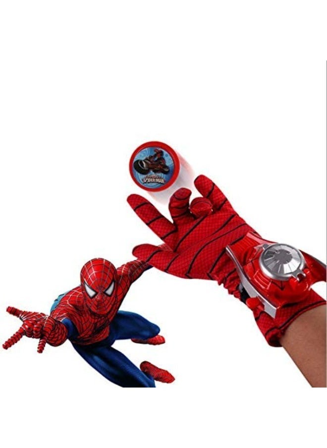 Kids Spiderman Launchers Gloves – Cosplay Toy with Web-Shooting Action for Imaginative Play