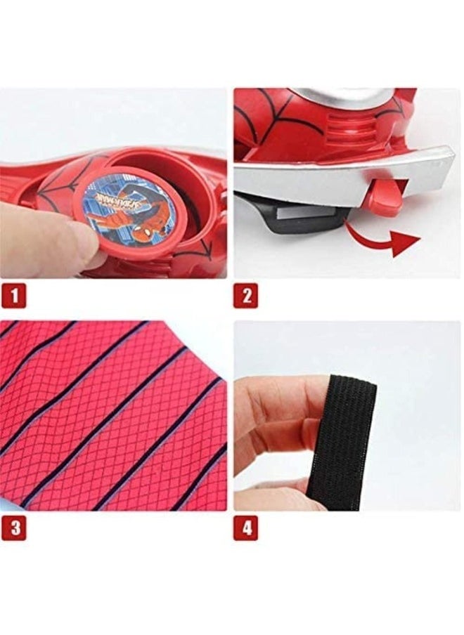 Kids Spiderman Launchers Gloves – Cosplay Toy with Web-Shooting Action for Imaginative Play