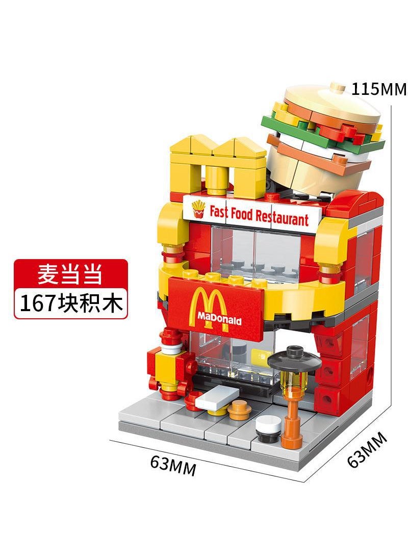 Kids 3-6 Building Blocks Educational Toy Compatible with LEGO Street Scene-Madonna