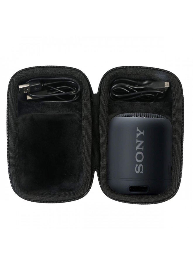 co2CREA Hard Travel Case Replacement for Sony SRS-XB100 SRS-XB12 SRS-XB13 Extra Bass Portable Bluetooth Speaker (All Black Case)