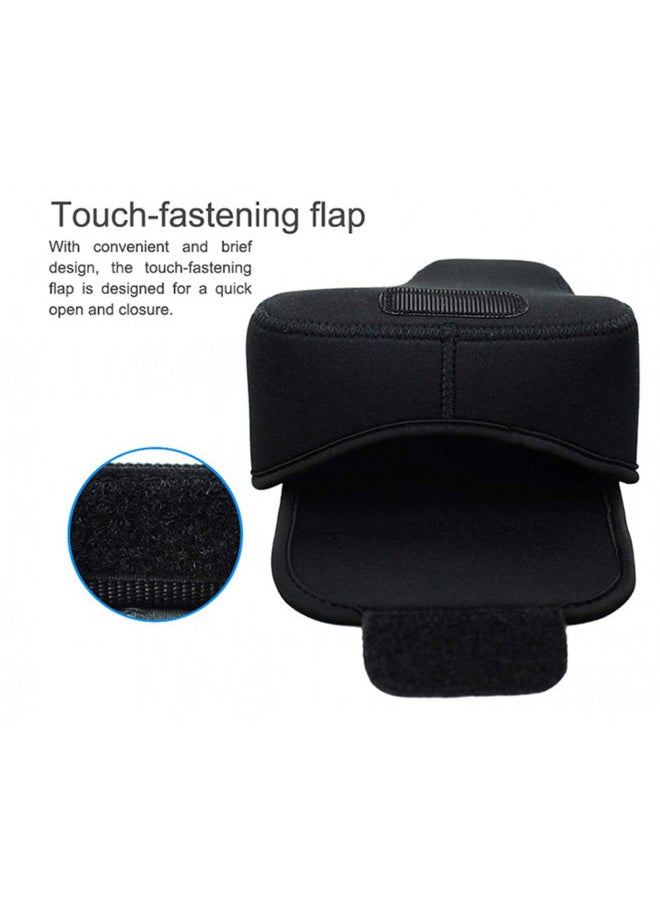 JJC Black Ultra Light Neoprene Camera Case for Sony a6600 a6500 a6400 a6300 a6100 a6000 a5100 w/55-210mm Lens, Pouch Bag for Fujifilm Fuji X-T30 X-T20 X-T10 W/ 55-200mm Lens, Elastic, Water Resistant
