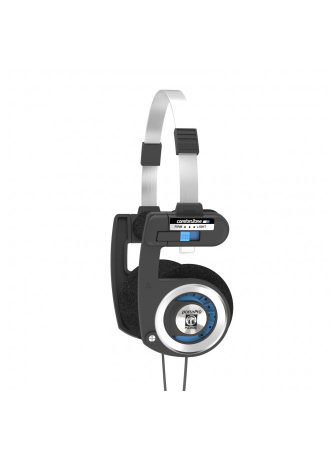 Koss Porta Pro On Ear Headphones with Case, Black / Silver