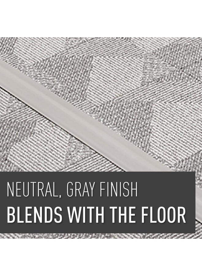 Legrand - Wiremold Cord Cover, Gray Cord Hider for Wall Mount TV, 15 Foot Cord Cover Floor or Cord Cover Wall to Hide TV Cords for Wall Mount TV, CDG-15