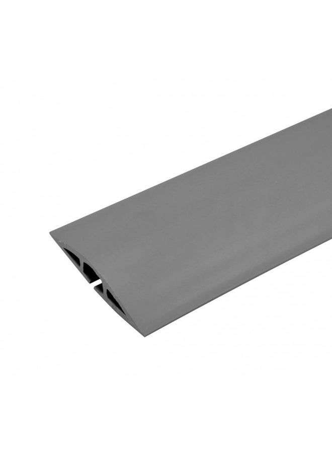 Legrand - Wiremold Cord Cover, Gray Cord Hider for Wall Mount TV, 15 Foot Cord Cover Floor or Cord Cover Wall to Hide TV Cords for Wall Mount TV, CDG-15