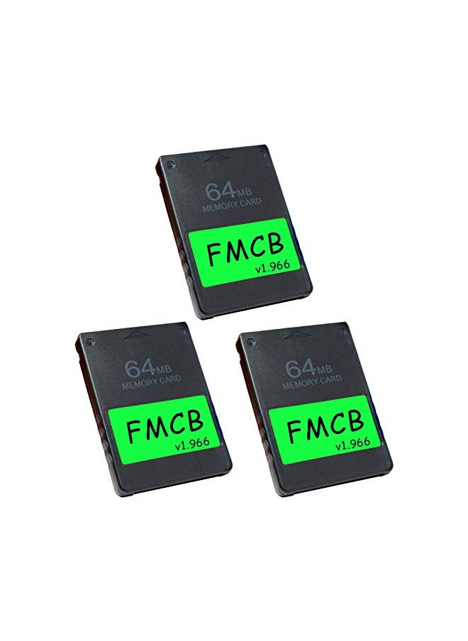 Skywin FMCB Free McBoot Card v1.966 for PS2-3 Pack Plug and Play PS2 Memory Card - 64 GB Memory Card PS2 Runs Games in USB Disk or Hard Disk