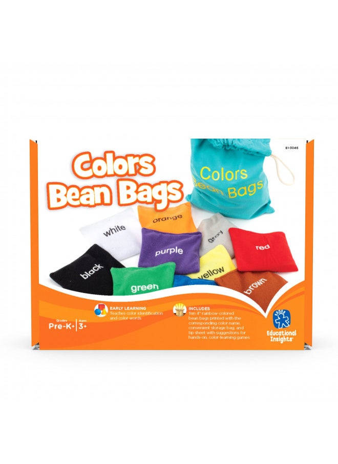 Educational Insights Educational Toys - Colors Beanbags, Learn Colors, Toddler Learning Toy, Preschool Classroom Must Haves, Set of 10 Beanbags, Ages 3+