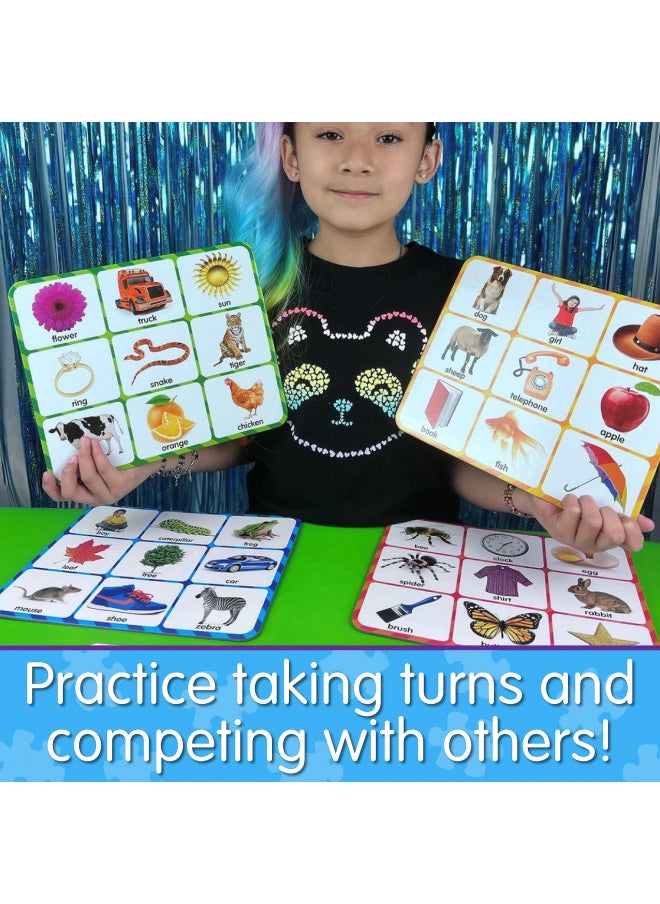 The Learning Journey: Match It! Bingo - Picture Word - Reading Game for Preschool and Kindergarten 36 Picture Word Cards, 9.5