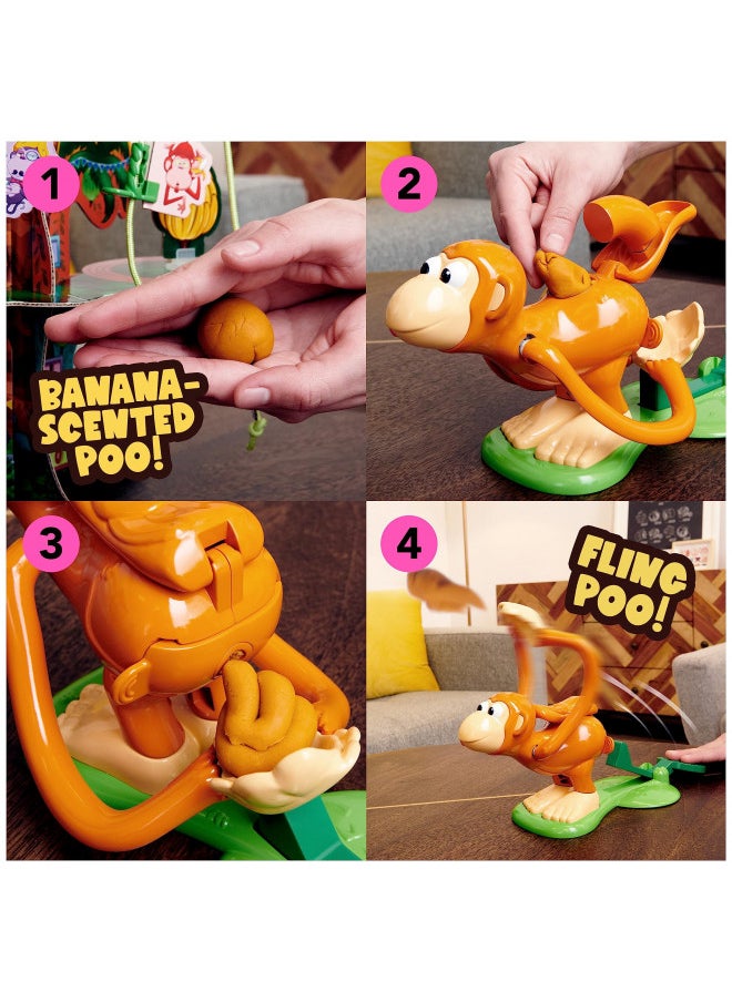 Monkey See Monkey Poo Game for Kids with Banana-Scented Fake Poop, Fun Games | Sensory Toys | Family Games | Funny Gifts, for Preschoolers Ages 4+