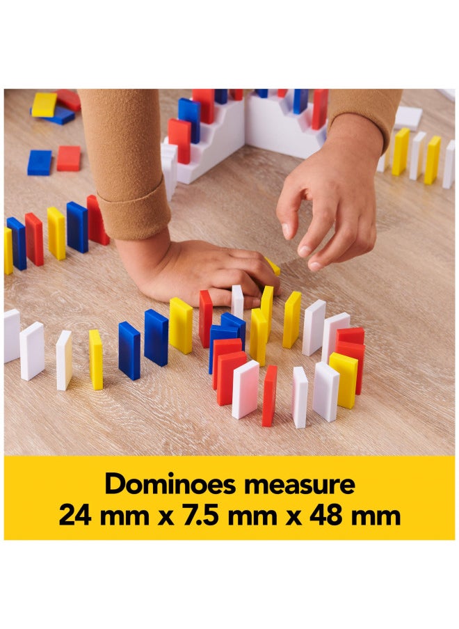 H5 Domino Creations 100-Piece Set Kids Games for Game Night Building Toys for Outdoor Games Lily Hevesh Dominoes Set for Adults & Kids Ages 5+
