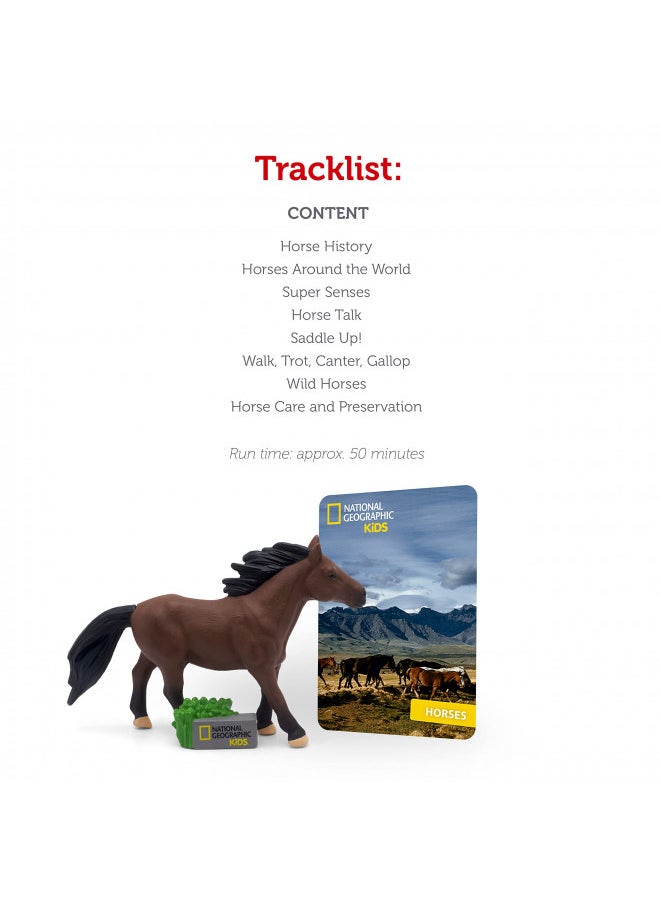 NATIONAL GEOGRAPHIC Horse Audio Play Character for Tonies