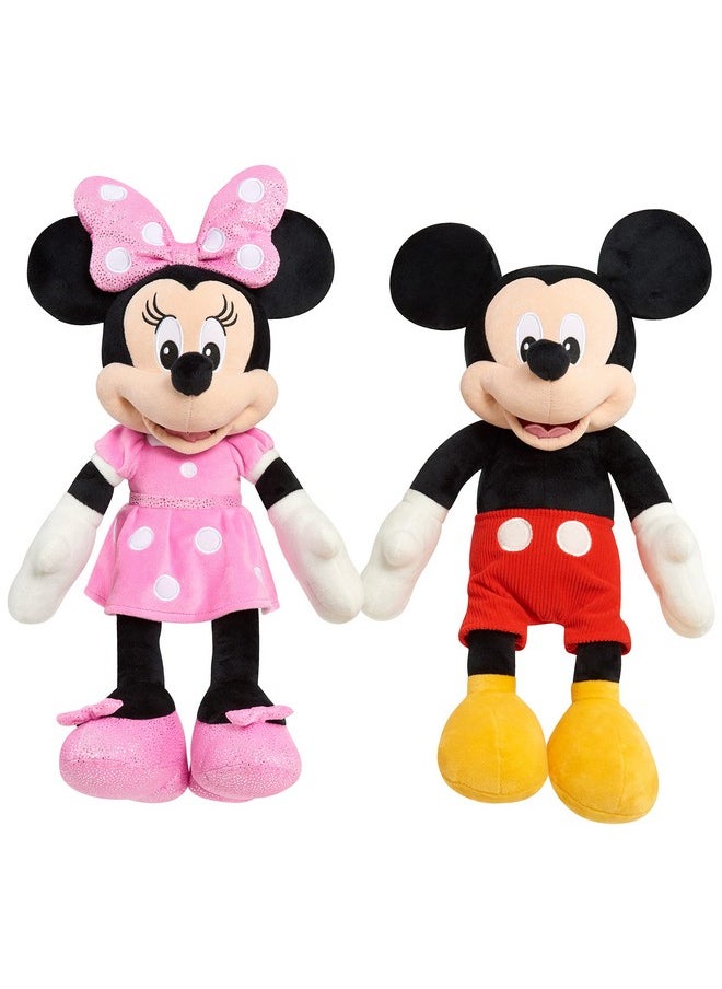 Junior Mickey Mouse Large 19-Inch Plush Mickey Mouse, Officially Licensed Kids Toys For Ages 2 Up By Just Play