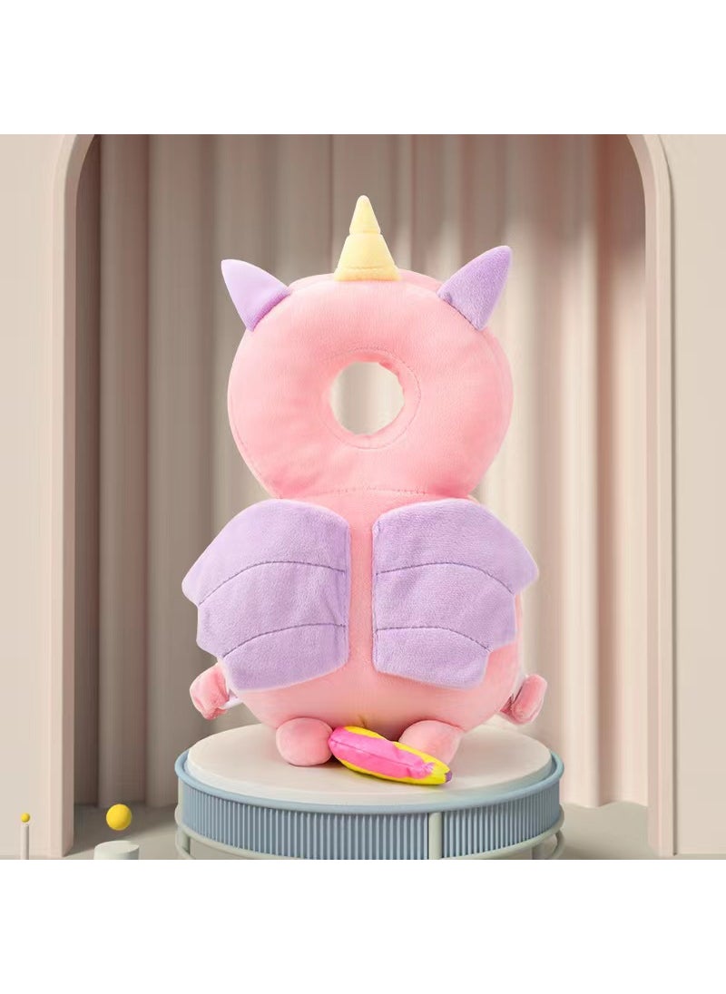 Baby Anti-Fall Pad Breathable Head Cushion Plush-unicorn