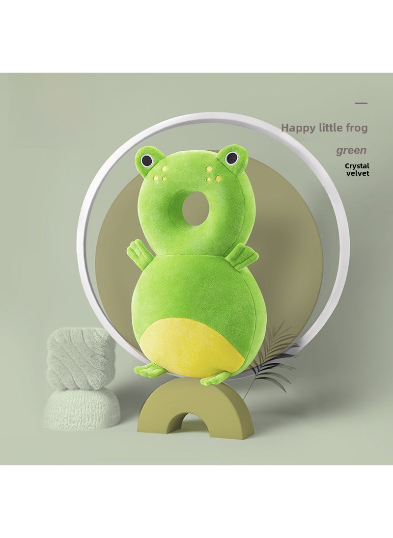 Baby Anti-Fall Pad Breathable Head Cushion Plush-frog