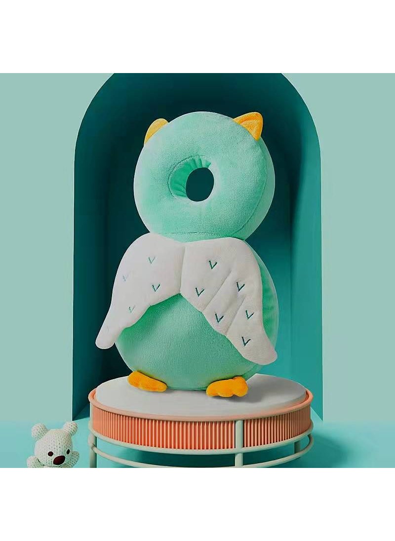 Baby Anti-Fall Pad Breathable Head Cushion Plush-owl