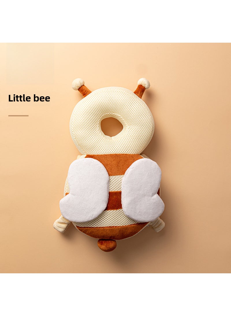 Baby Anti-Fall Pad Breathable Head Cushion Mesh-Bee