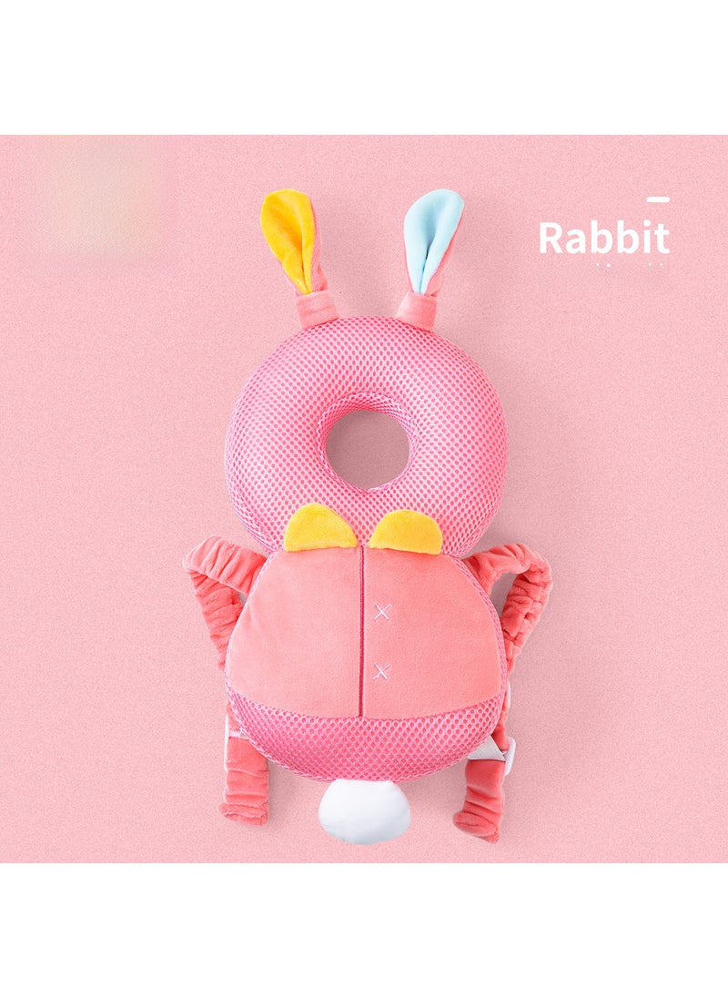 Baby Anti-Fall Pad Breathable Head Cushion Mesh-Rabbit