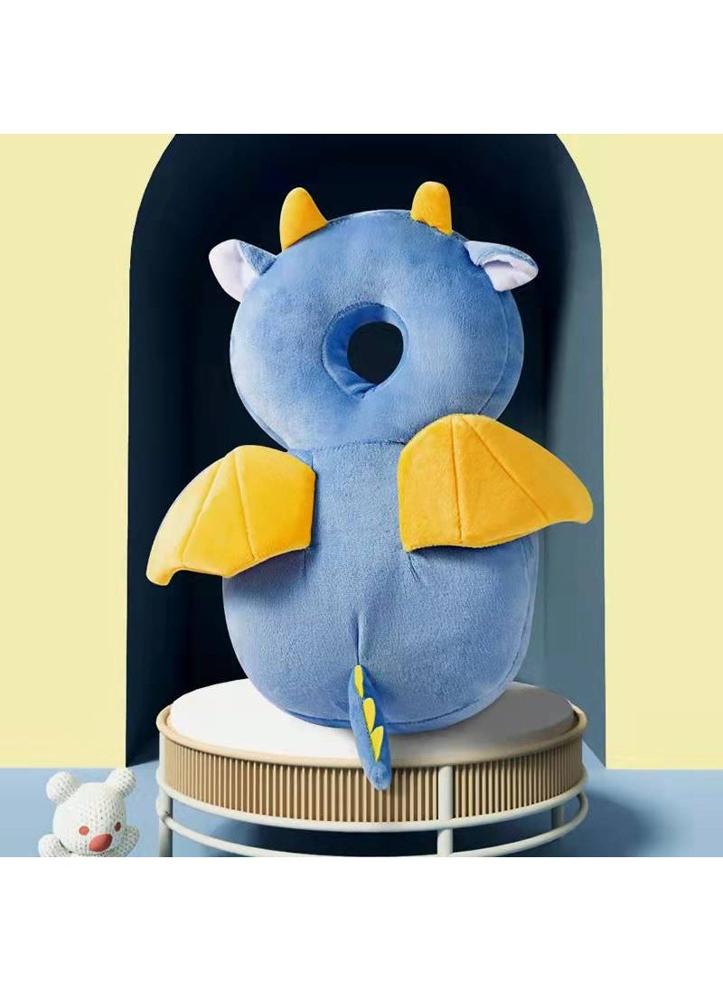 Baby Anti-Fall Pad Breathable Head Cushion Plush-small flying dragon