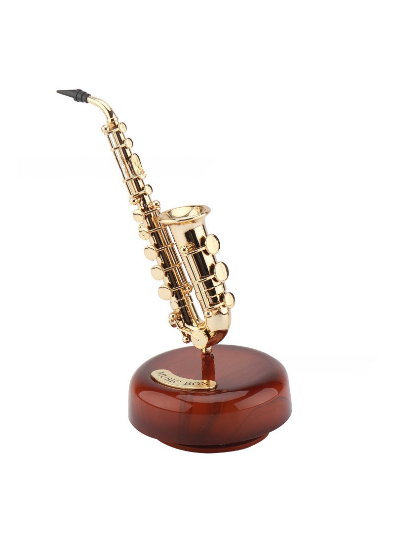 Classic Saxophone Music Box Decor Saxophone eight-tone