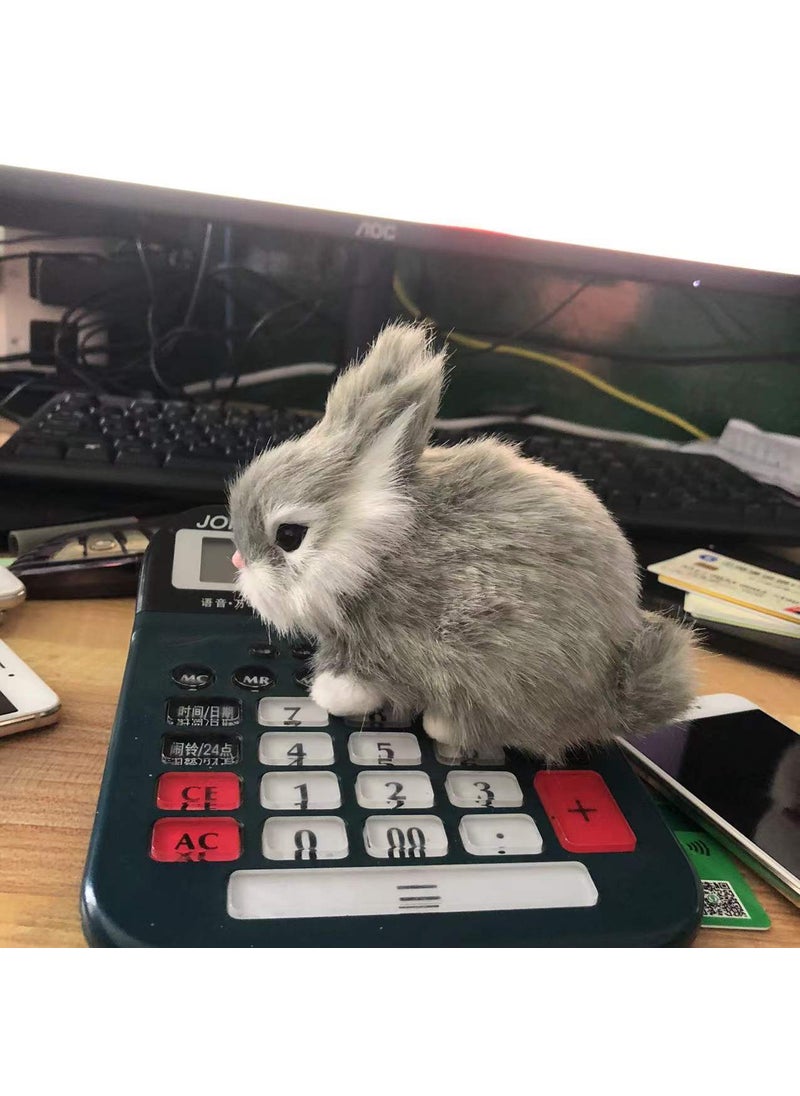 Adorable Bunny Craft Models Large Gray Rabbit