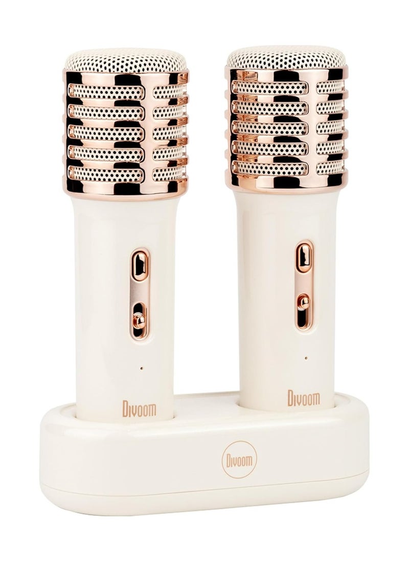 Divoom Songbird-HQ Portable Karaoke Speaker with Dual Wireless Microphones