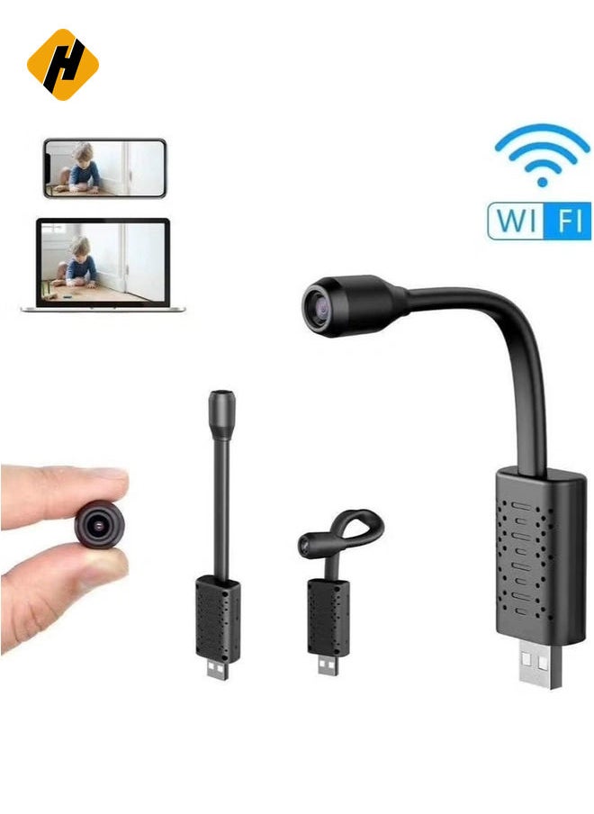 USB Camera Portable Wifi Camera Mini Wireless USB IP Camera Flexible 360 Degree Video Motion Detection Camera