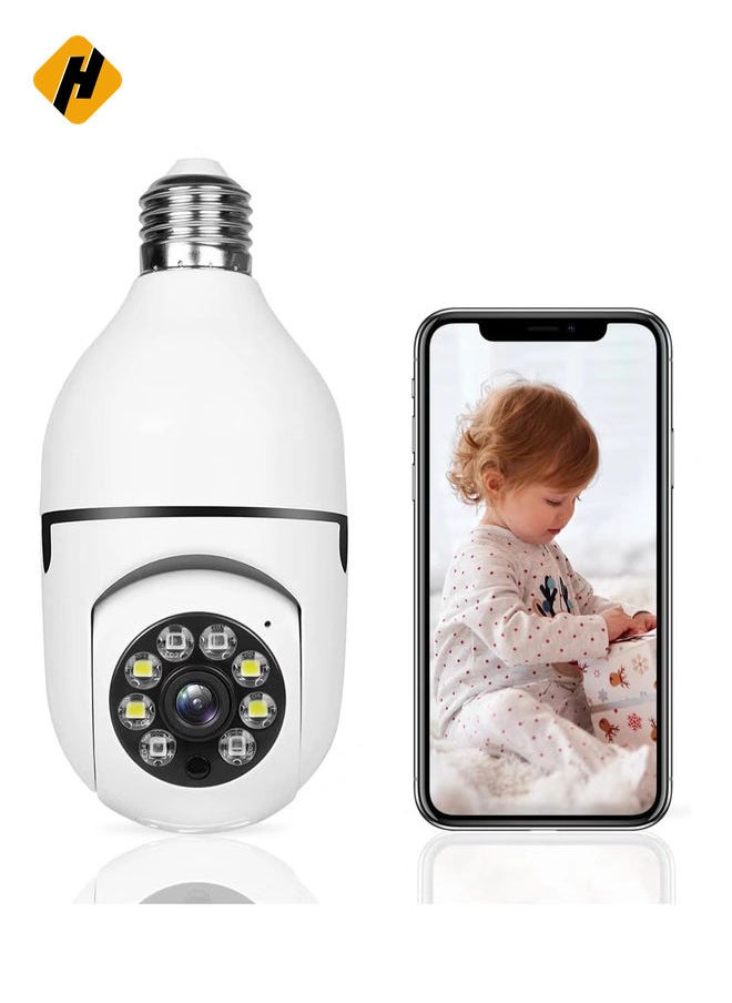 Wireless Security Camera Indoor, 360° Panoramic Camera, Full HD 1080P Home Camera, 5GHz WiFi Camera, Dome Surveillance Cameras for Home, Baby, Pet Monitor