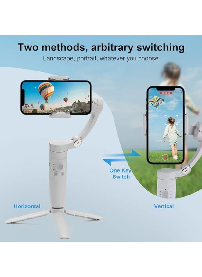 M1 Handheld Gimbal Stabilizer Camera Photo 3 - Axis Foldable Mini Selfie Sticks Tripod Video Shooting