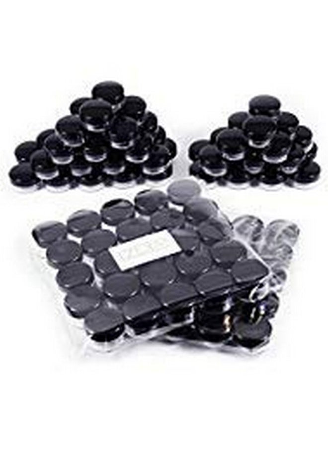 3 Gram Sample Containers With Lids, 100 Count Tiny Sample Jars, 3Ml Makeup Cosmetic Containers For Lip Balms, Lotion, Powder, Beauty Products(Black Lids)