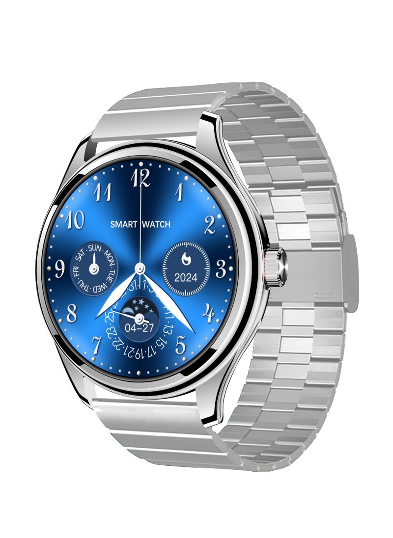 GT5 Ultrathin Smartwatch - Chain Edition Silver with 1.53