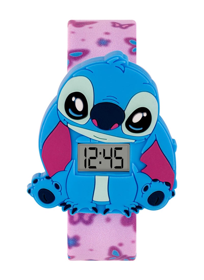 Disney Stitch Digital Slapband Watch - LAS4140