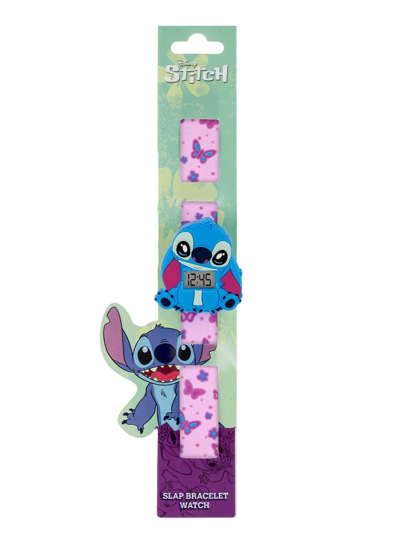 Disney Stitch Digital Slapband Watch - LAS4140