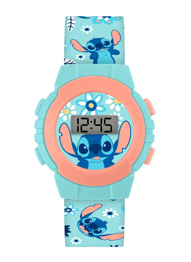 Lilo & Stitch Blue Digital Girls Watch - LAS4082ARG